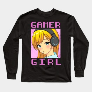 Gamer Girl Anime Cosplay Long Sleeve T-Shirt